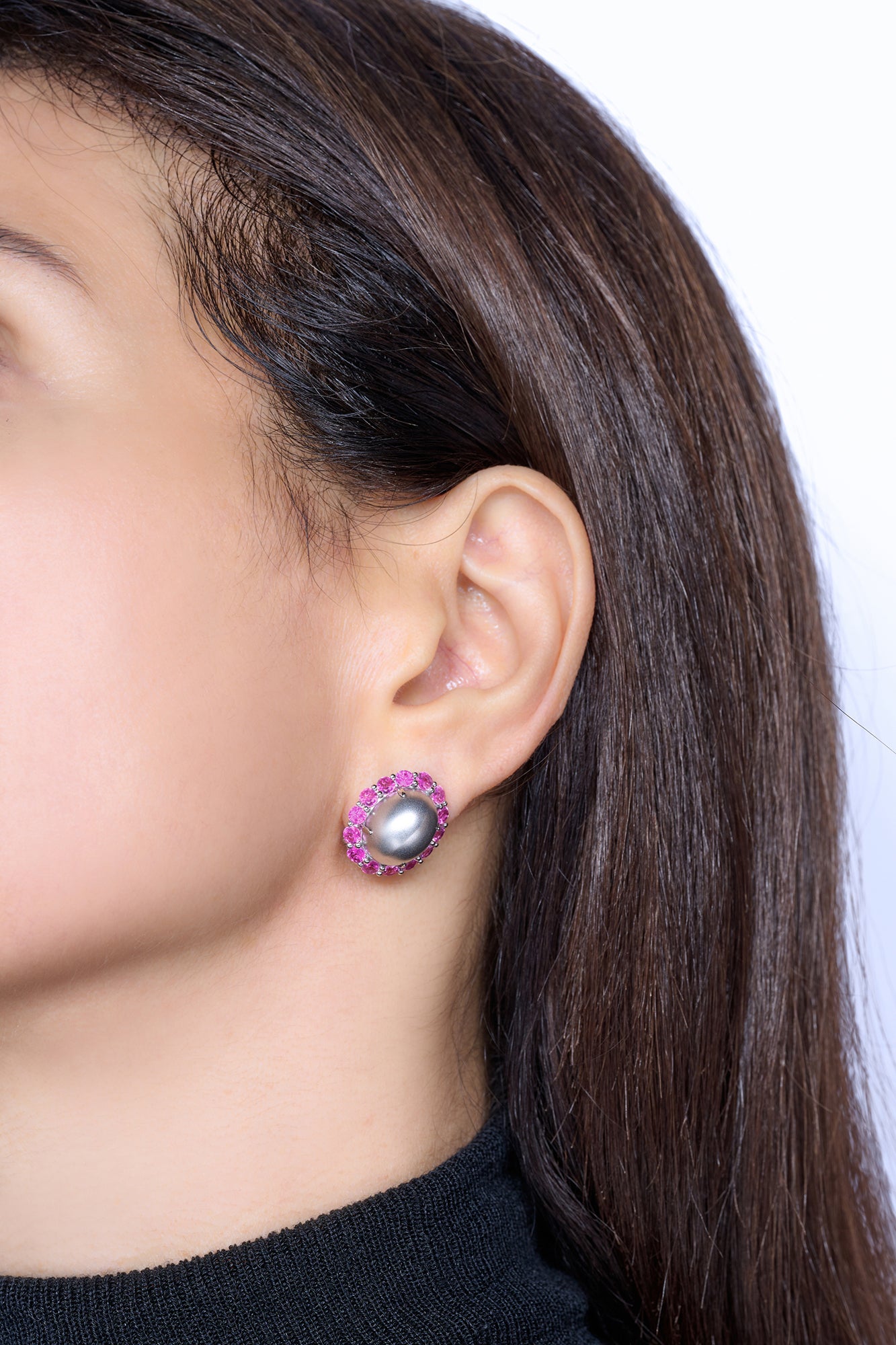 CAPRI EARRINGS WHITE GOLD