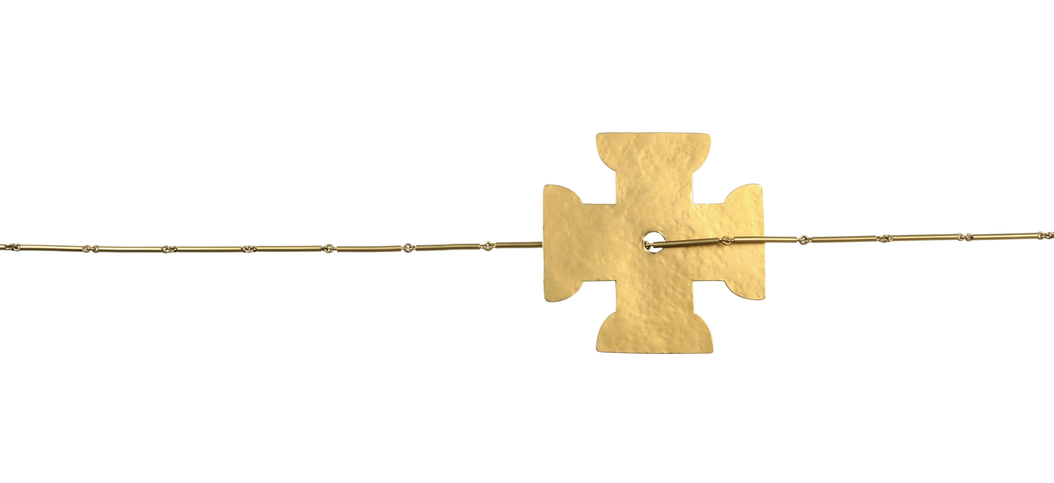 Cross Pendant Yellow Gold