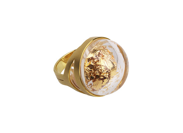 Pepite d'Or Ball Ring