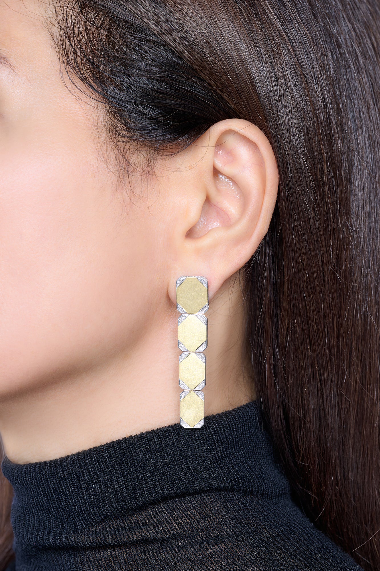 Poker Long Earrings
