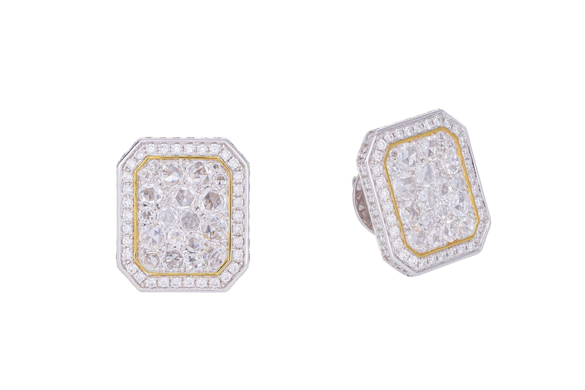 Poker Pave Earstuds