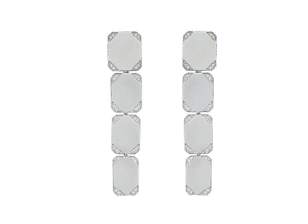 Poker Long Earrings