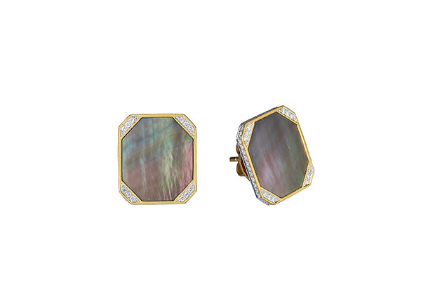 Poker Earstuds with Diamonds