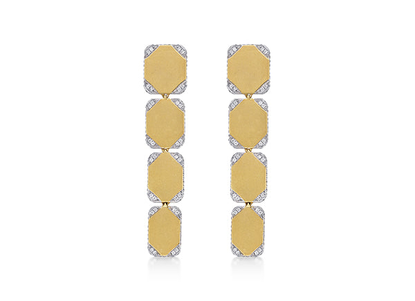 Poker Long Earrings
