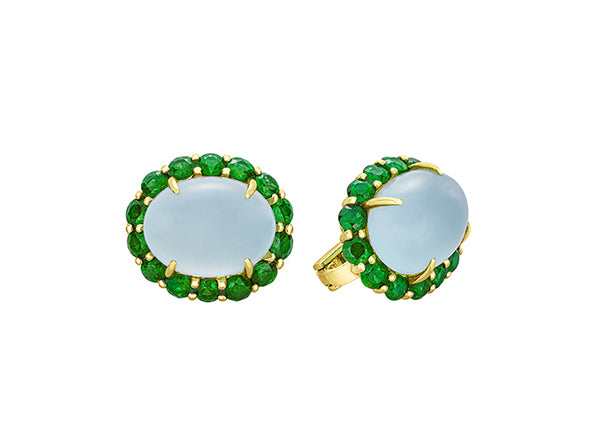 CAPRI EARRINGS AQUAMARINE