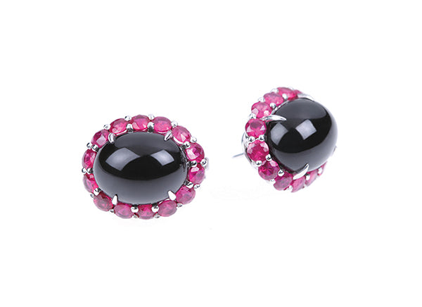 CAPRI EARRINGS ONYX