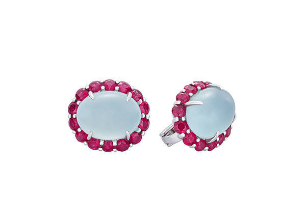 CAPRI EARRINGS AQUAMARINE