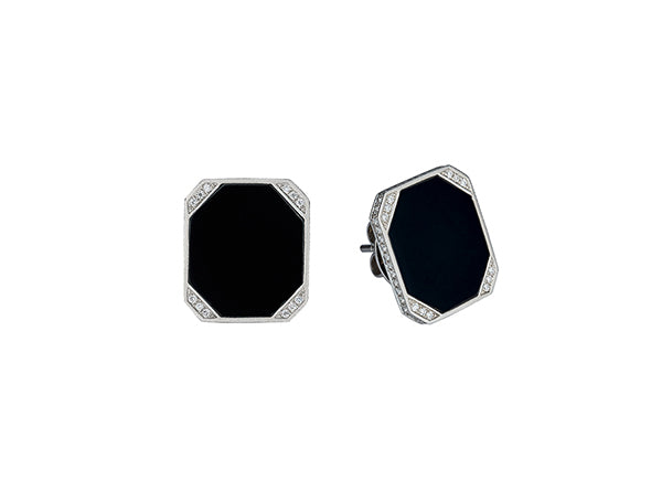 Poker Earstuds with Diamonds